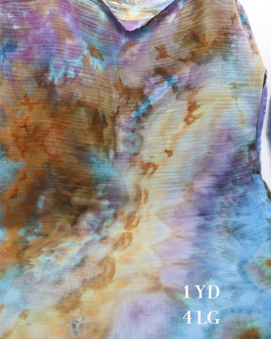 4 - 1yds Layered Gauze - Emberstone Crystal