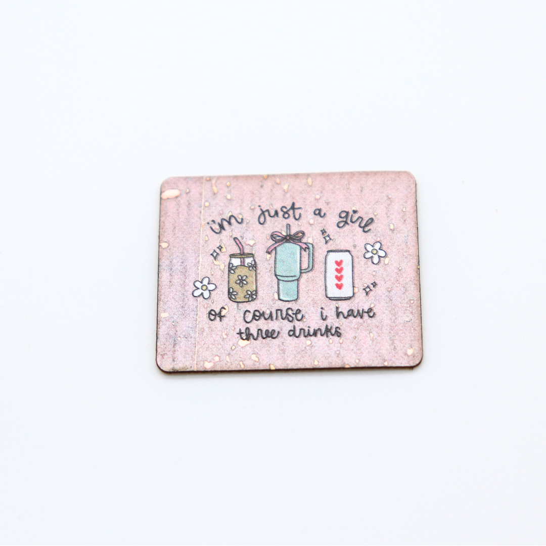 Goosey Girl Set of 3 - Cork Tag