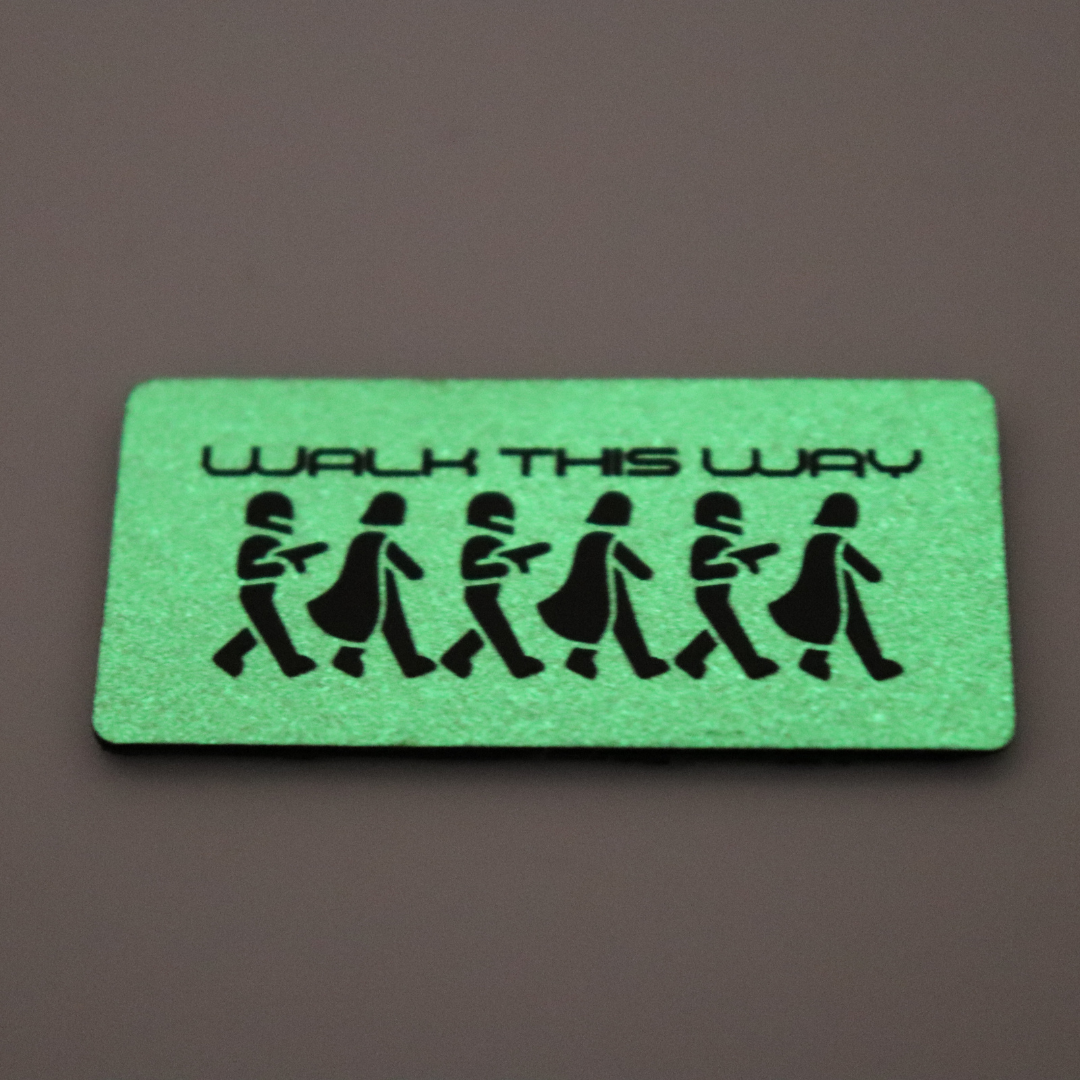 "Walk This Way" GLOW May the 4th Tag - Set of 3