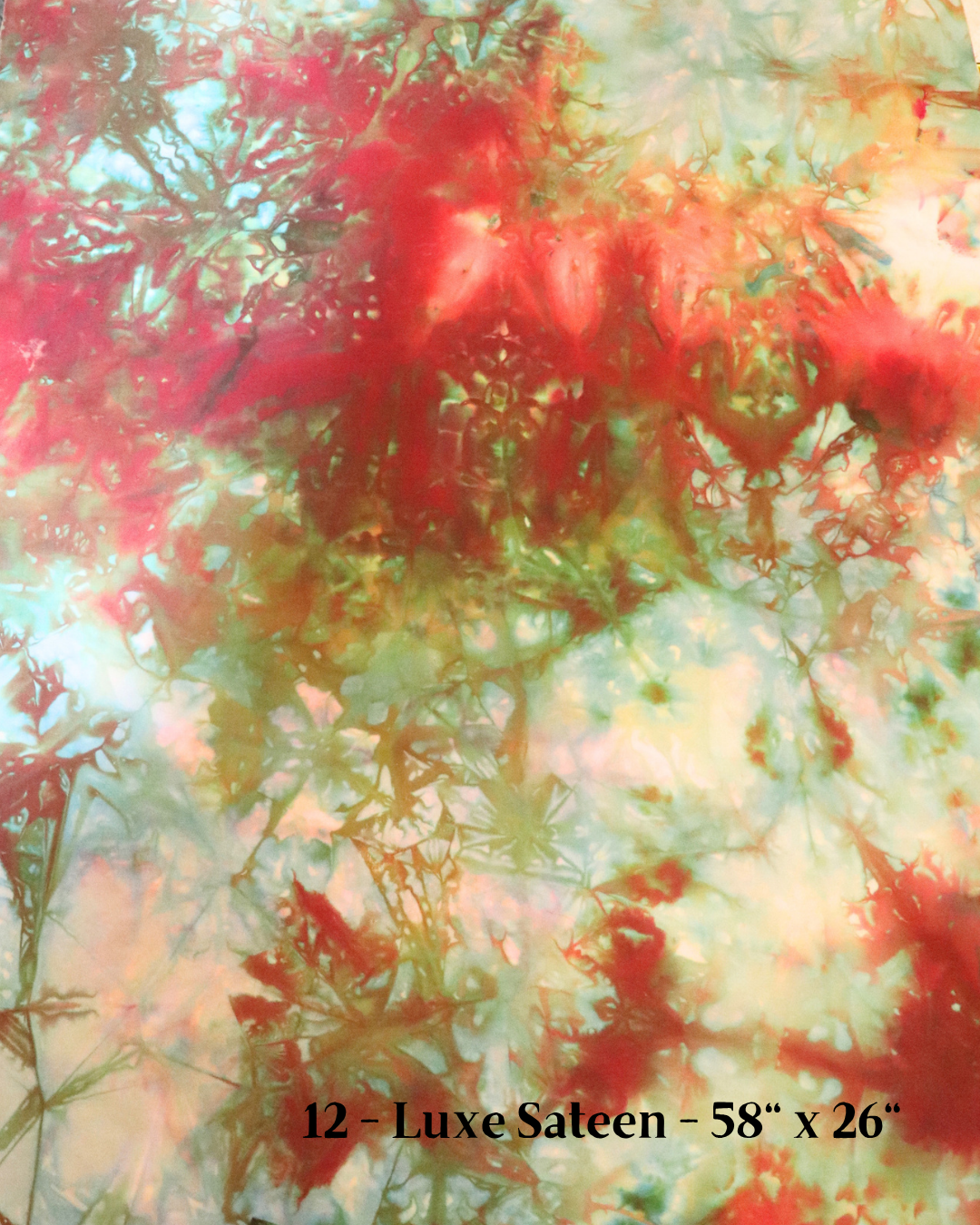 12 - Luxe Sateen 58" x 26" - Snow Dye