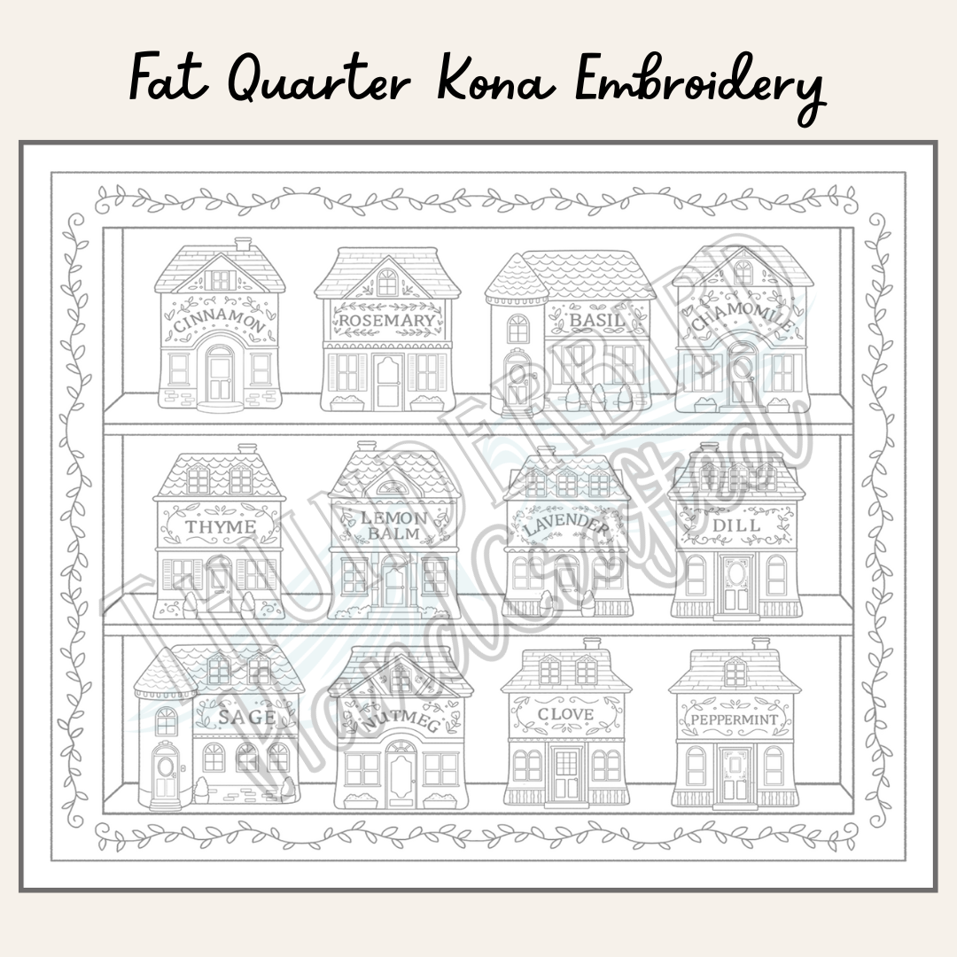 Spice House Embroidery Kit