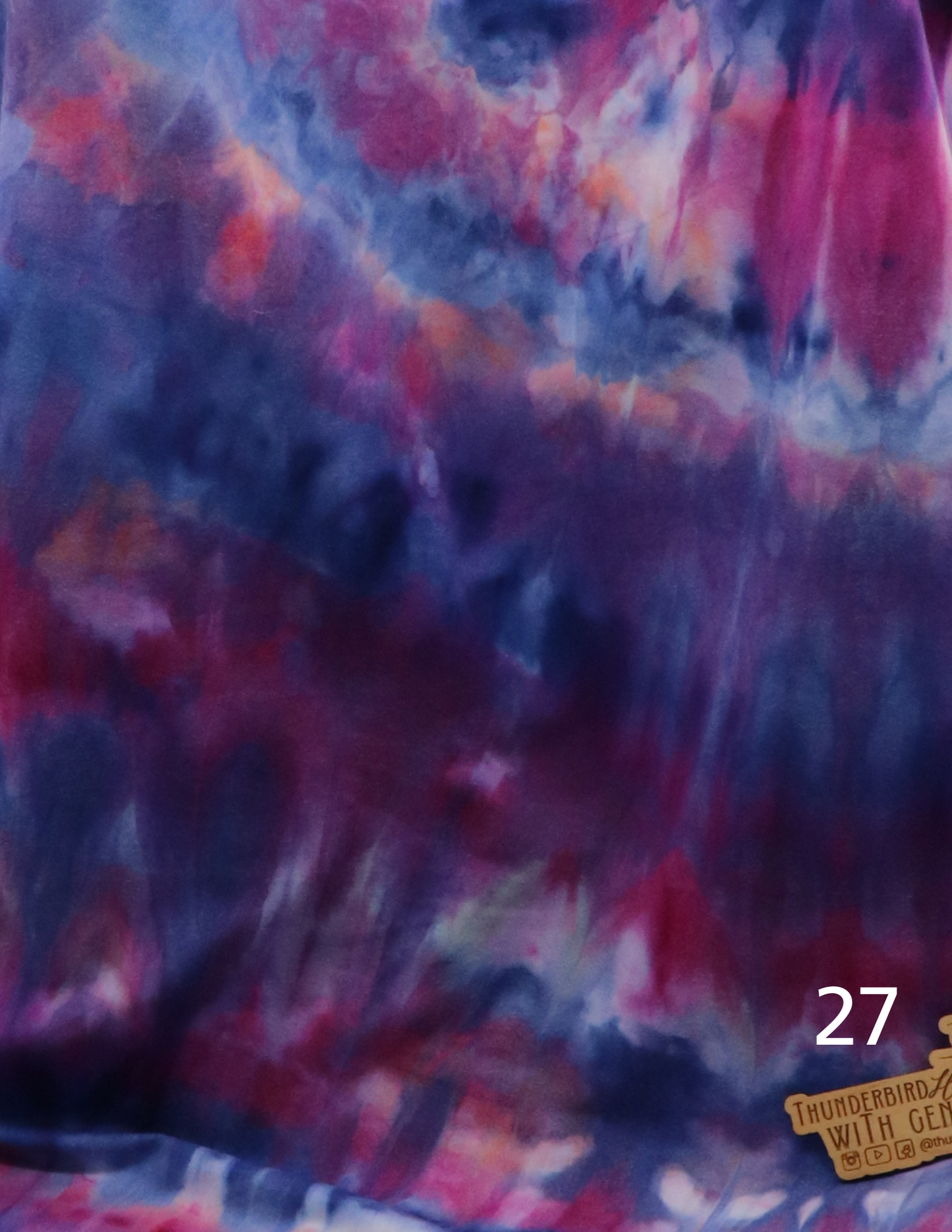 Ruby Feathers on White - Thunderbird Fabrics Original