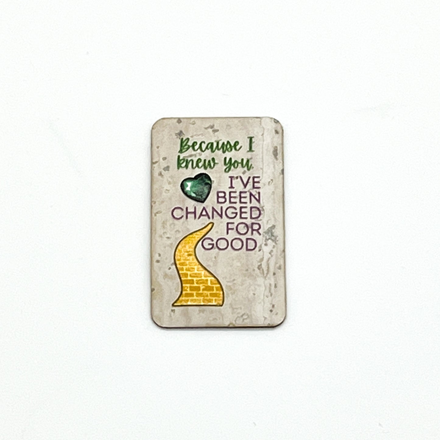"Changed for Good" Defy Gravity - Cork Tag Set of 3