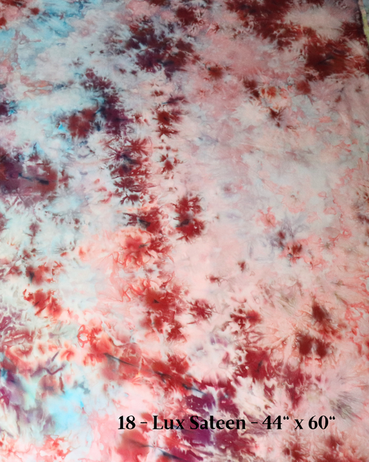 18 - Luxe Sateen 44" x 60" - Large Batch Dye