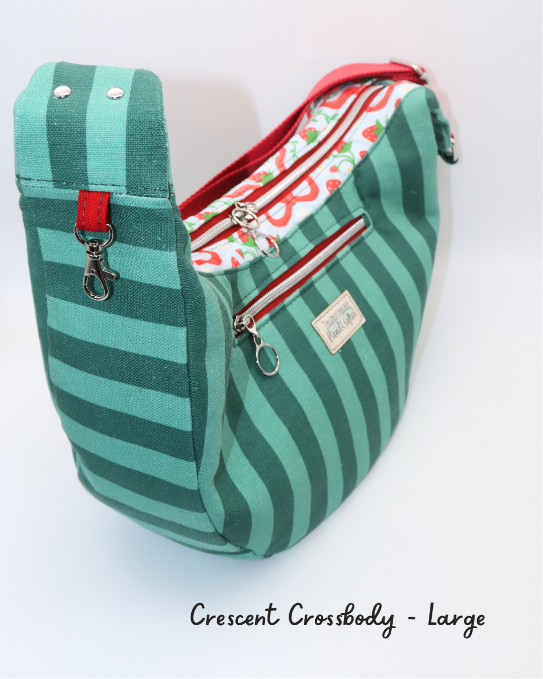 Crescent Crossbody Large Size (Linen Cotton)