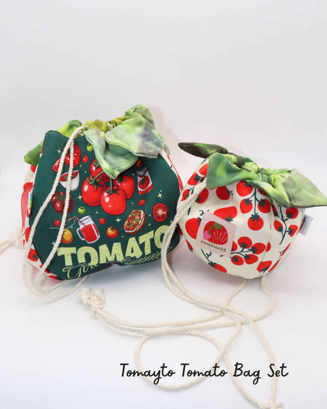 Tomayto Tomato 2 Bag Set - 1 Xlarge & 1 Small