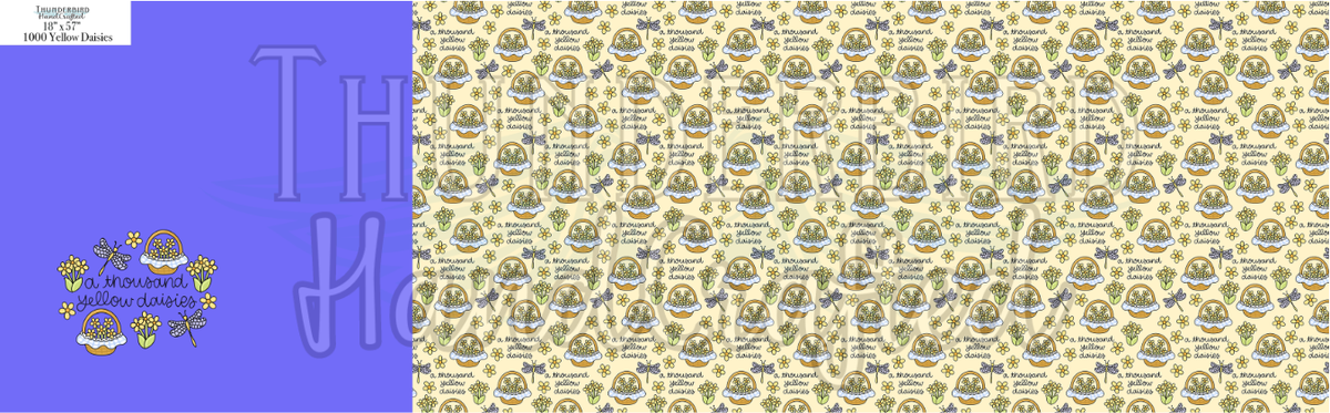 1000 Yellow Daisies - Project Panel - PREORDER