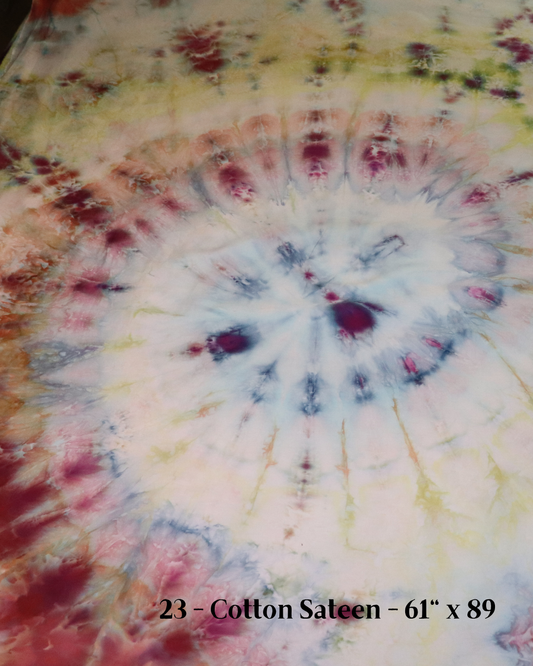 23 - Cotton Sateen 61"x89" - Large Batch Dye