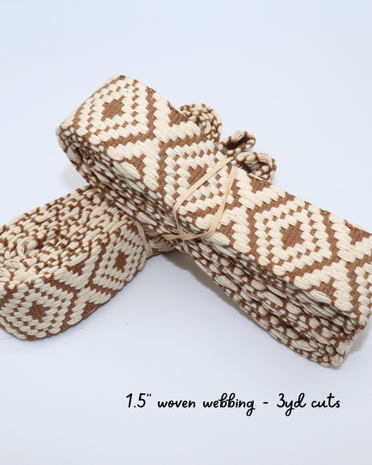 Neutral Woven Webbing