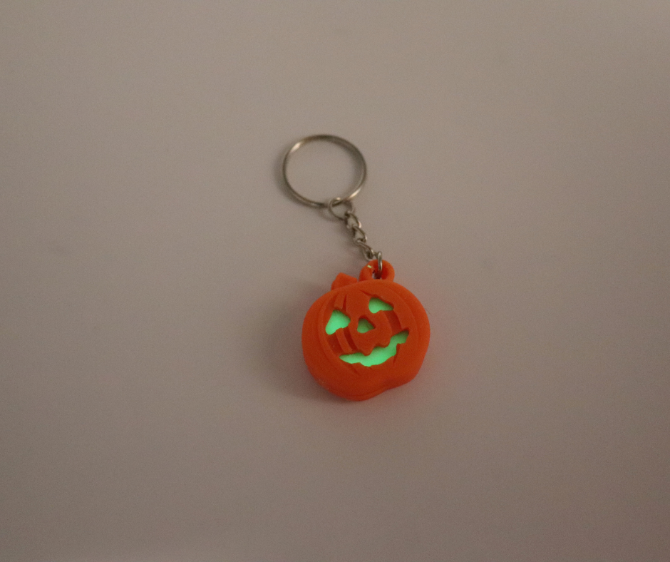 Jack-O-Lantern Key Chain - GLOWs