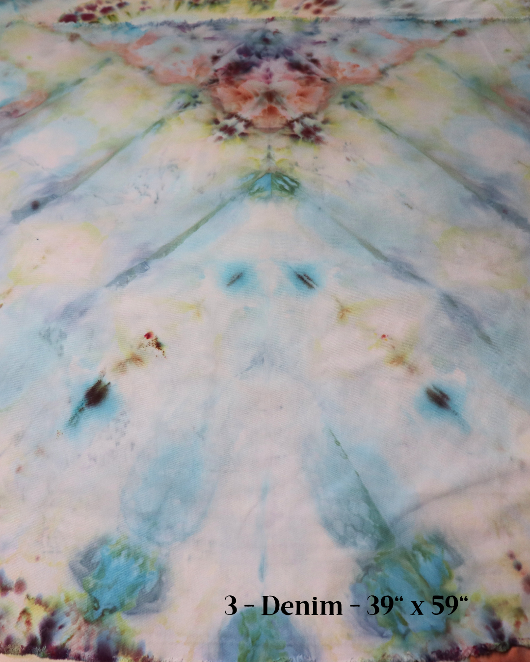 3 - Denim Twill 39" x 59" - Large Batch Dye