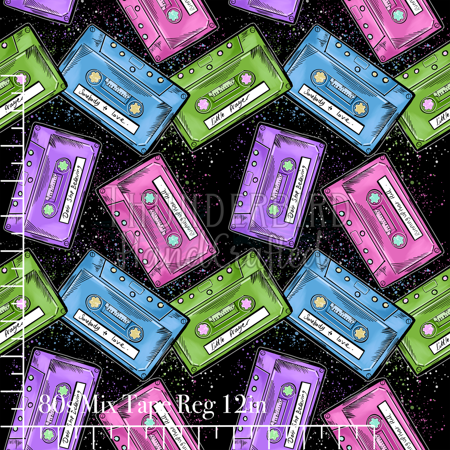 80s Mix Tape Reg 12in - Basketweave (RETAIL)