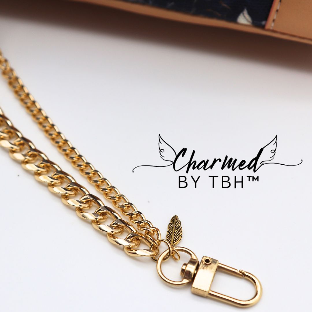 Golden - Bag Bling Bracelet™ CHARMED by TBH™