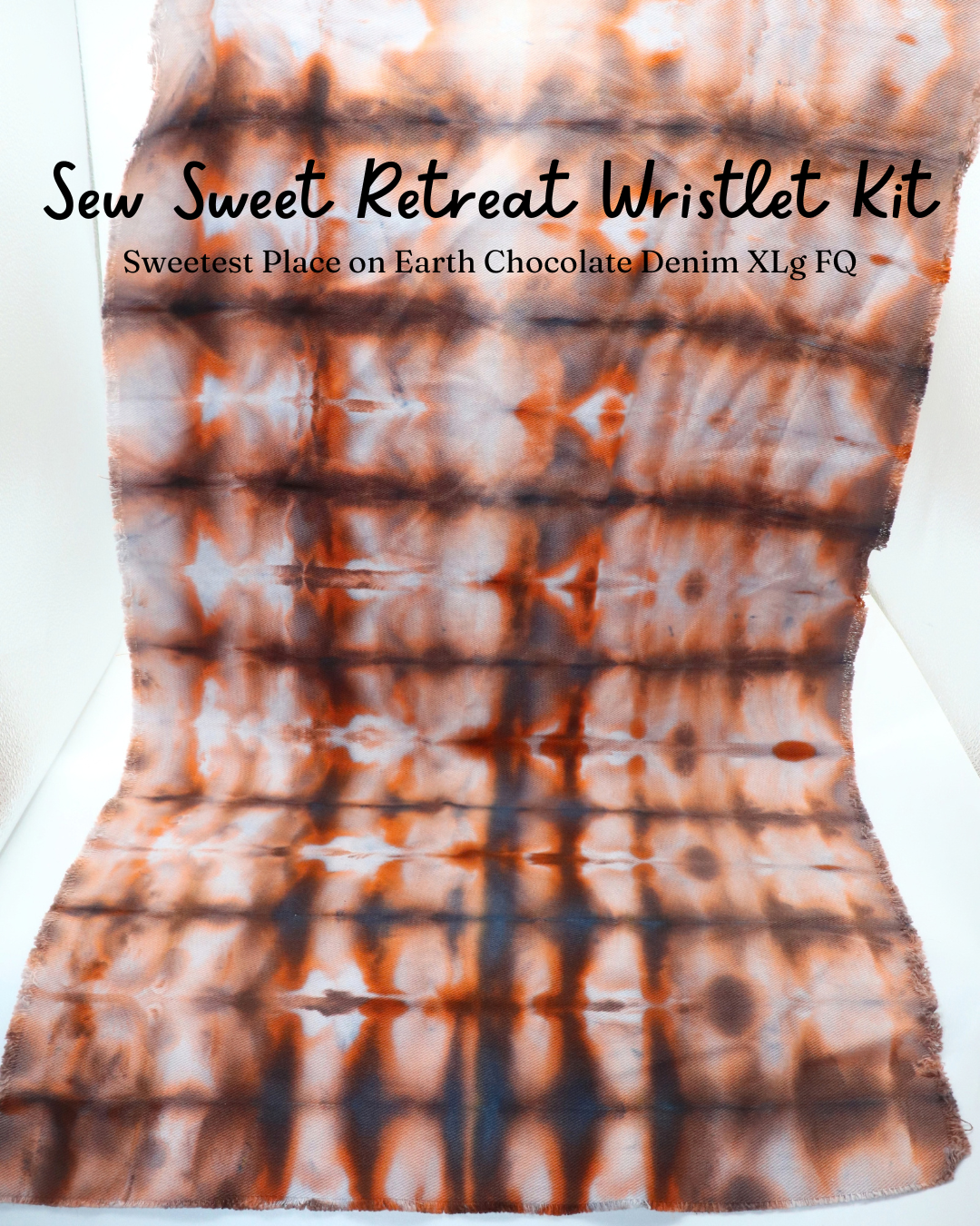 Hand-Dyed Chocolate Dream Denim Twill XL Fat Quarter