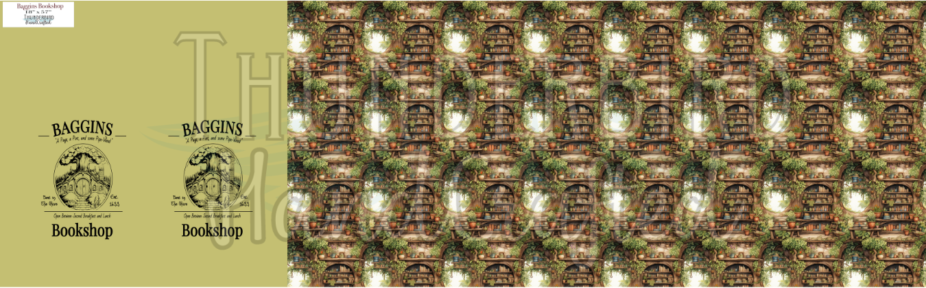 Baggins Bookshelf - Book Lovers Panel