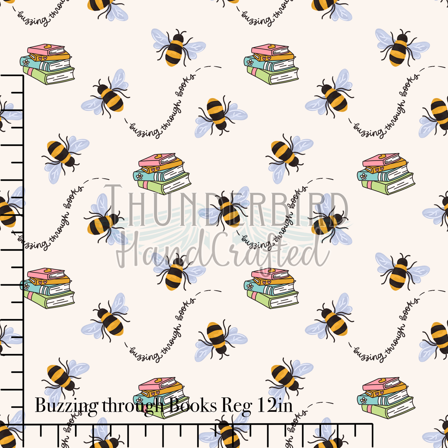 Buzzing through Books Reg 12in - PREORDER