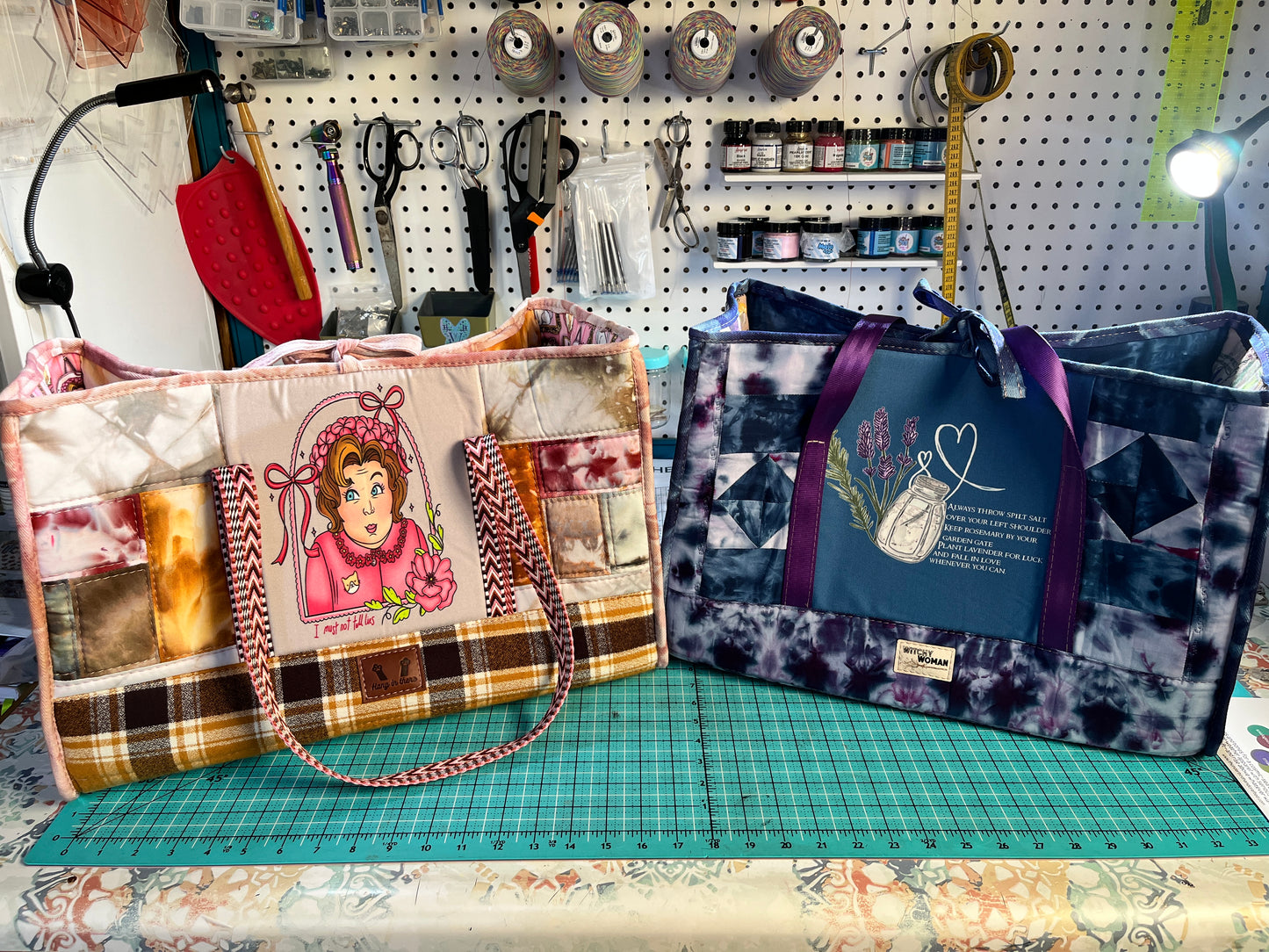 Quilted Tote Bag Digital Pattern
