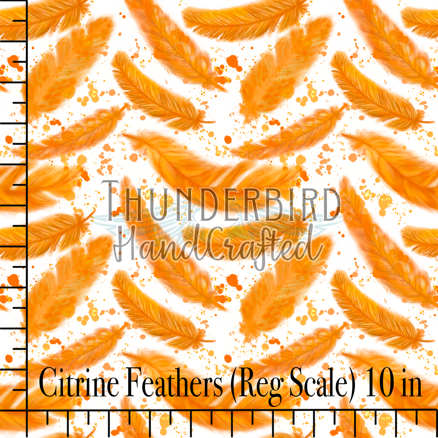Citrine Feathers by Genavieve