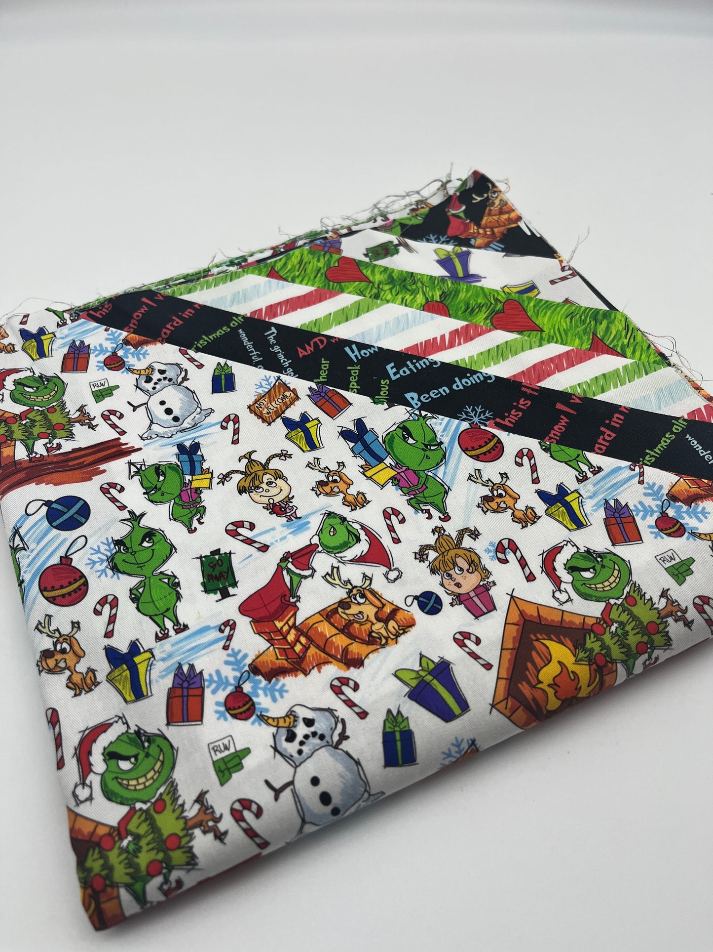 6 Fat Quarter Pack - Cotton Woven - Mean and Green (MLS)