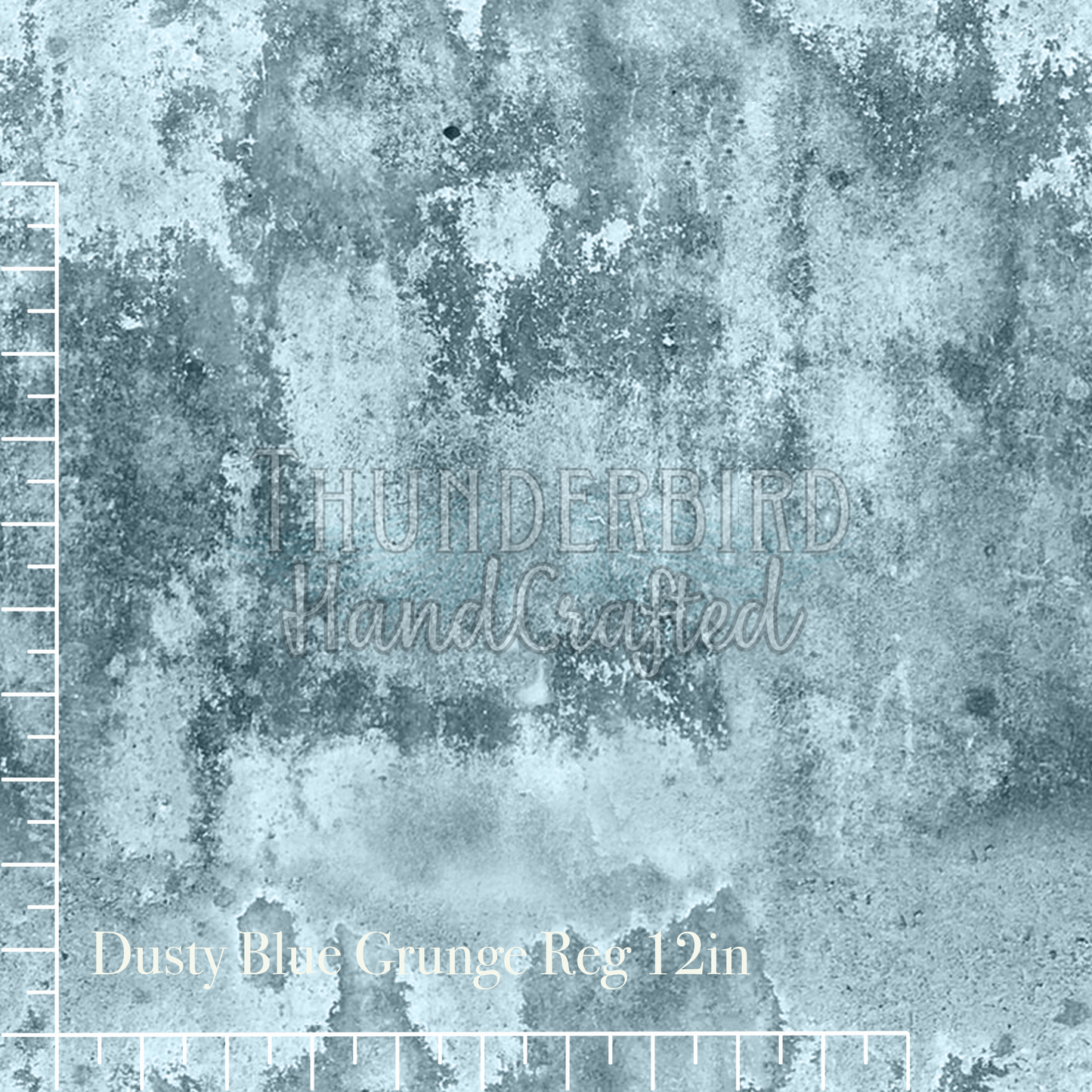 Dusty Blue Grunge 12in - PREORDER