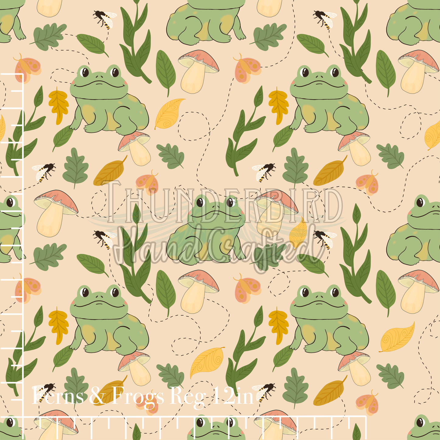 Ferns & Frogs Reg 12in - PREORDER