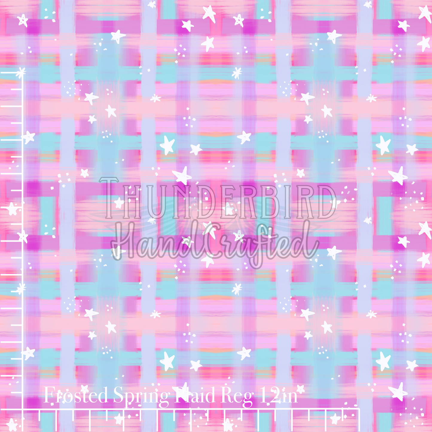 Spring Frosted Plaid Reg 12in - Feb 2025 DNFK