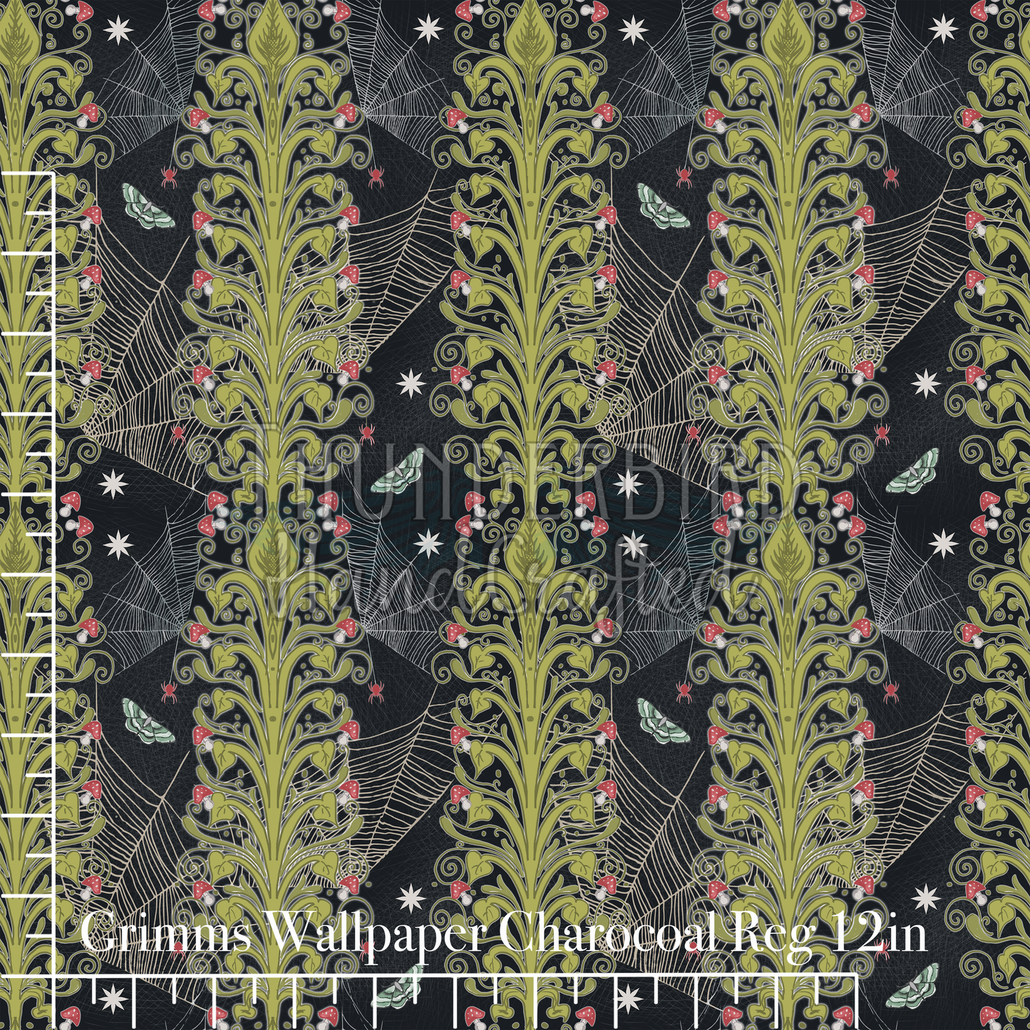 Grimms Wallpaper Charcoal Reg 12in EXCLUSIVE - PREORDER