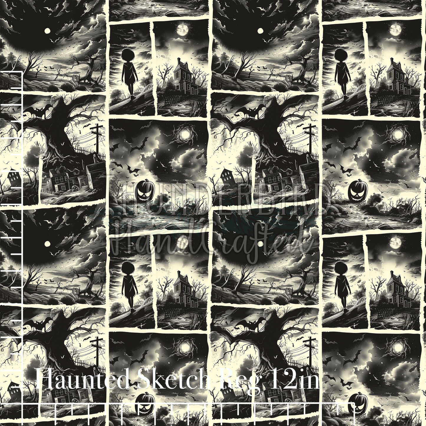 Haunted Sketch Reg 12in