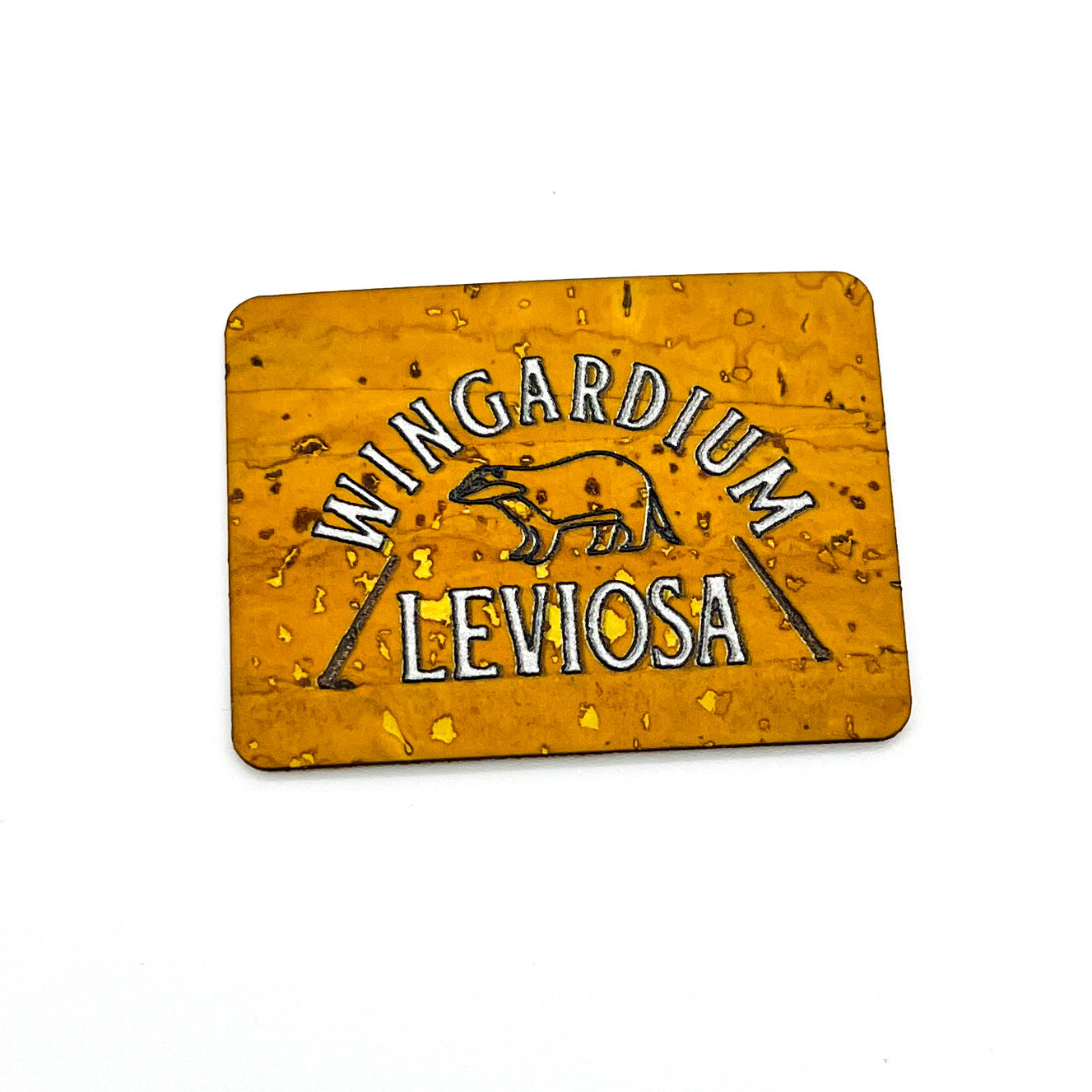 "Wingardium Leviosa" Badger Tag - Set of 3