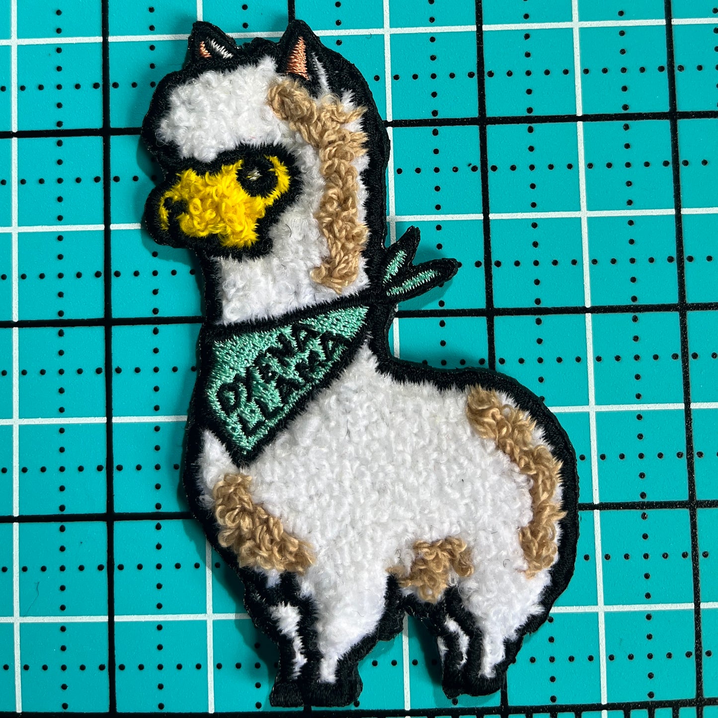 DyeNa the No Drama Llama Chenille Patch