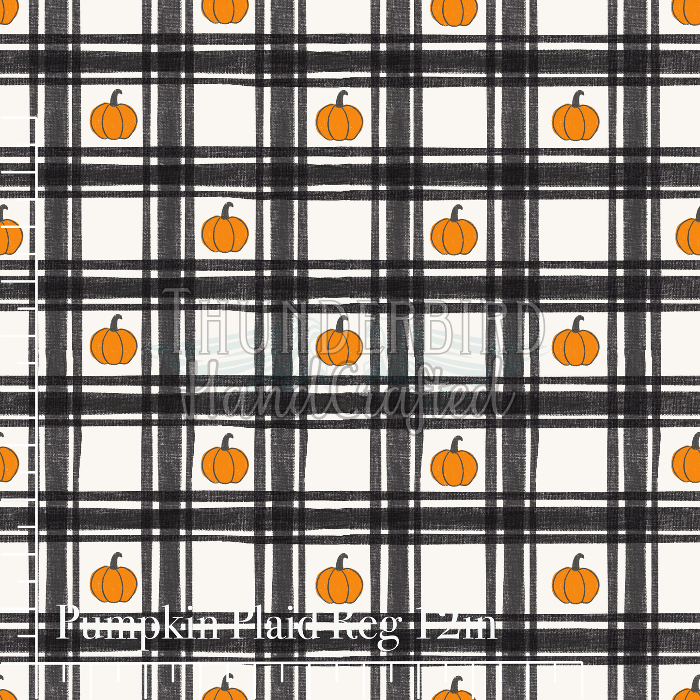 Pumpkin Plaid Reg 12in