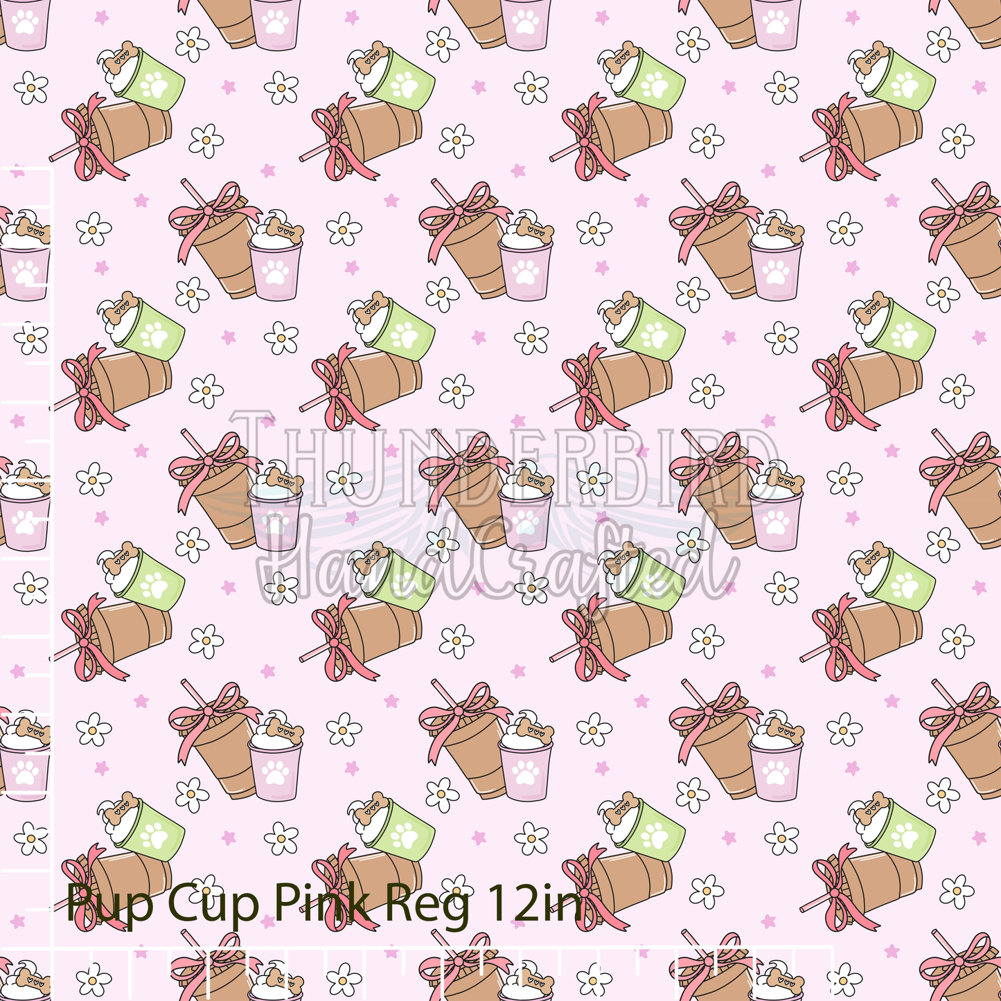 Pup Cup Pink Reg 12in - PREORDER