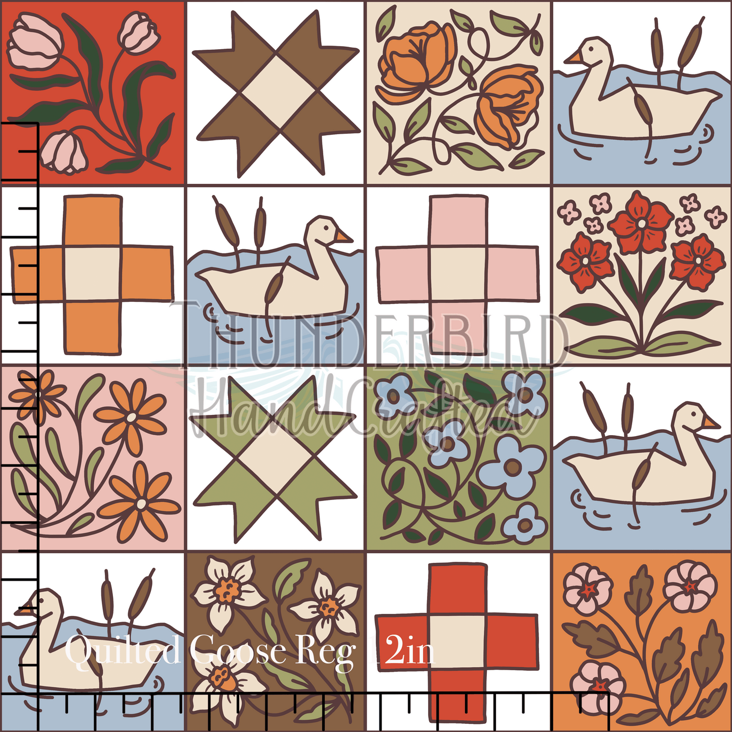 Quilted Goose 12in - PREORDER