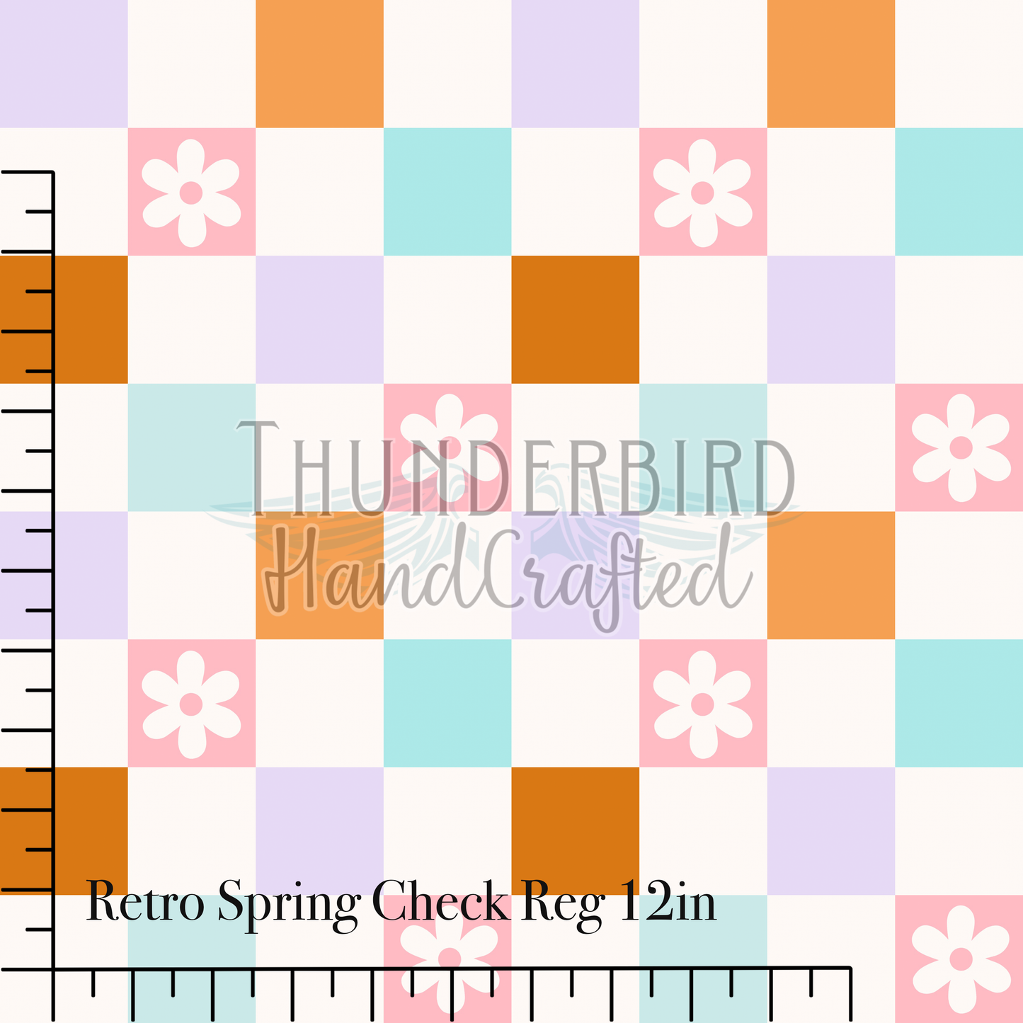 Retro Spring Check Reg 12in - PREORDER