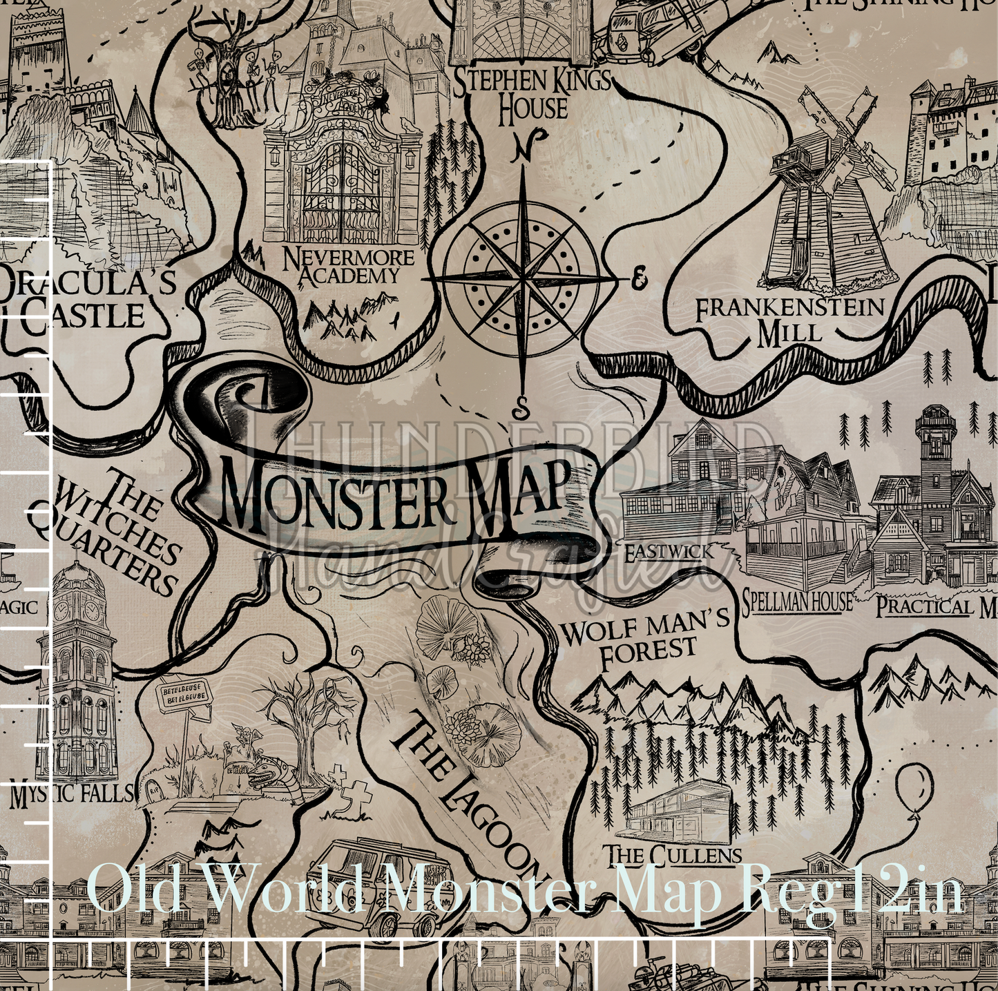 Old World Monster Map Reg 12 in - EXCLUSIVE