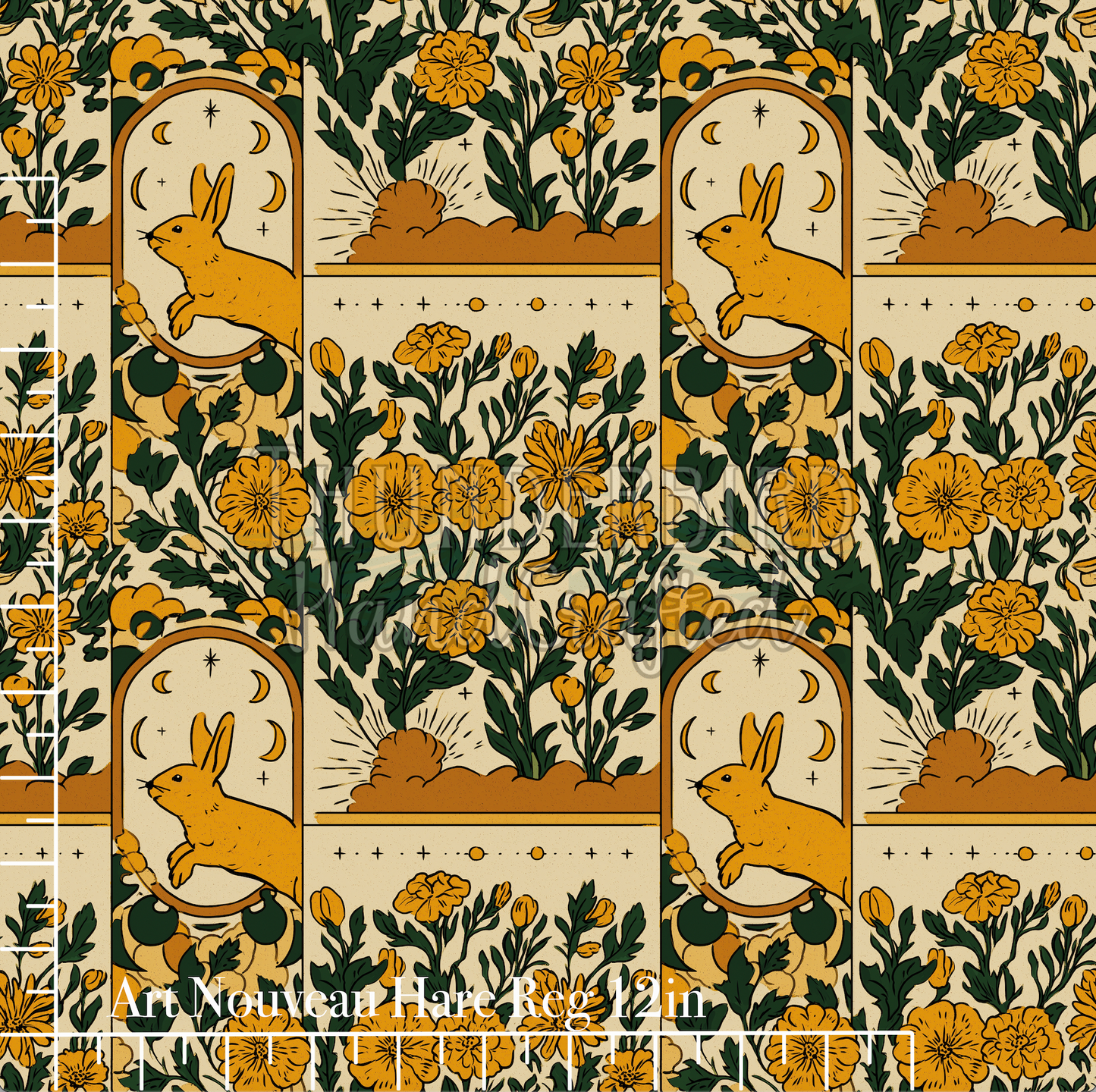 Art Nouveau Hare Reg 12in - PREORDER