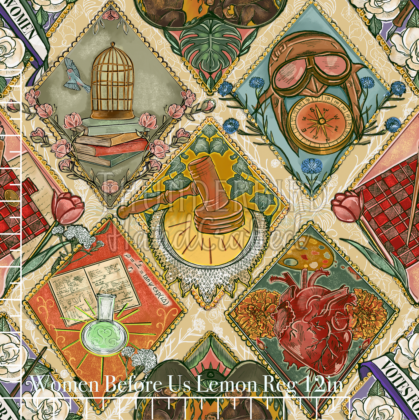 Women Before Us (Lemon) Reg 12in RETAIL - Basketweave