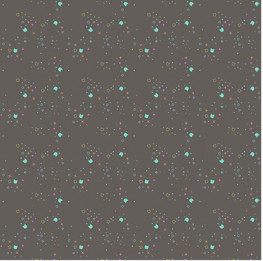 Kitty Litter by Pammie Jane - 1yd Cotton Cuts