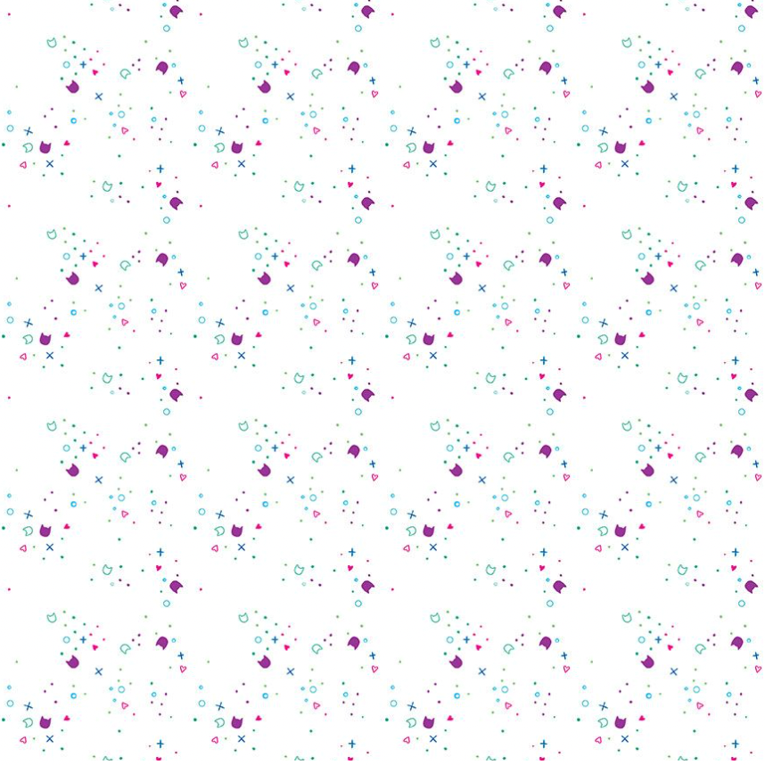 BOO Bow Cozy Ghost Fabric Bundle - Includes Coupon for Ten Cow Quilts Halloween Bow Pattern