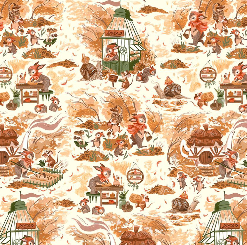 Bramble Bakery by Rae Ritchie- 1yd Cotton Cuts
