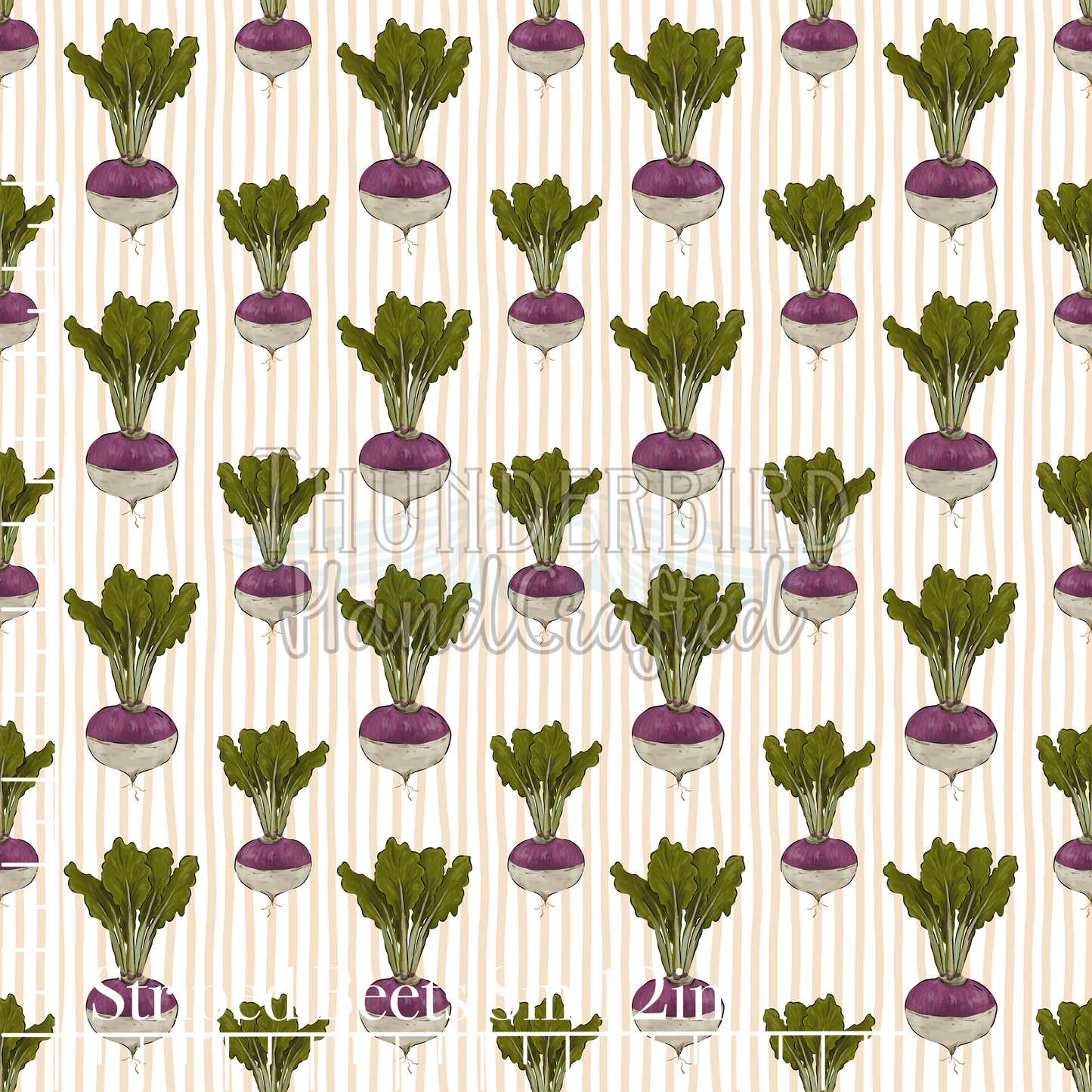 Striped Beets Sm 12in - PREORDER
