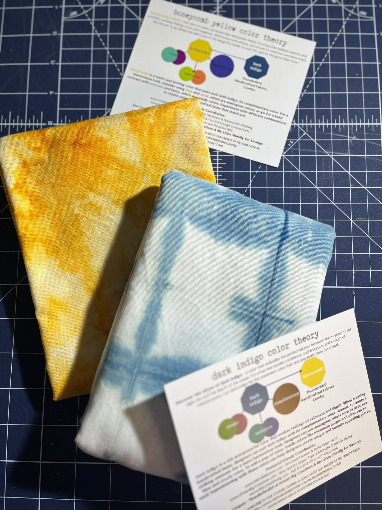 May 2023 Dye-Namic Fabric Kit™ - Deep Indigo & Honeycomb