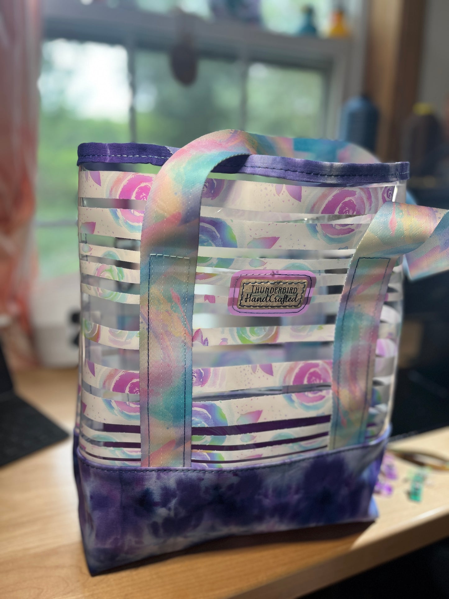 Clear Pastel Rose - Tuesday Tote