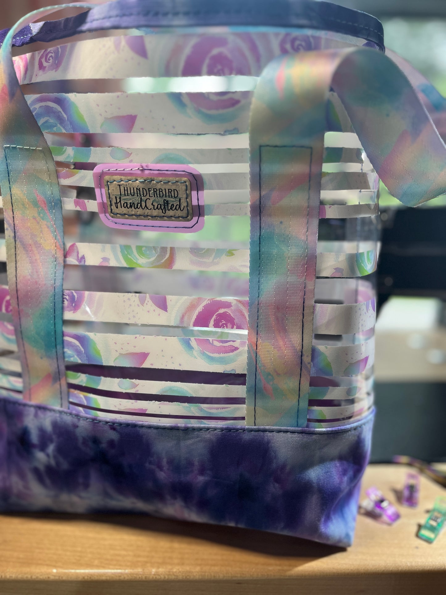Clear Pastel Rose - Tuesday Tote
