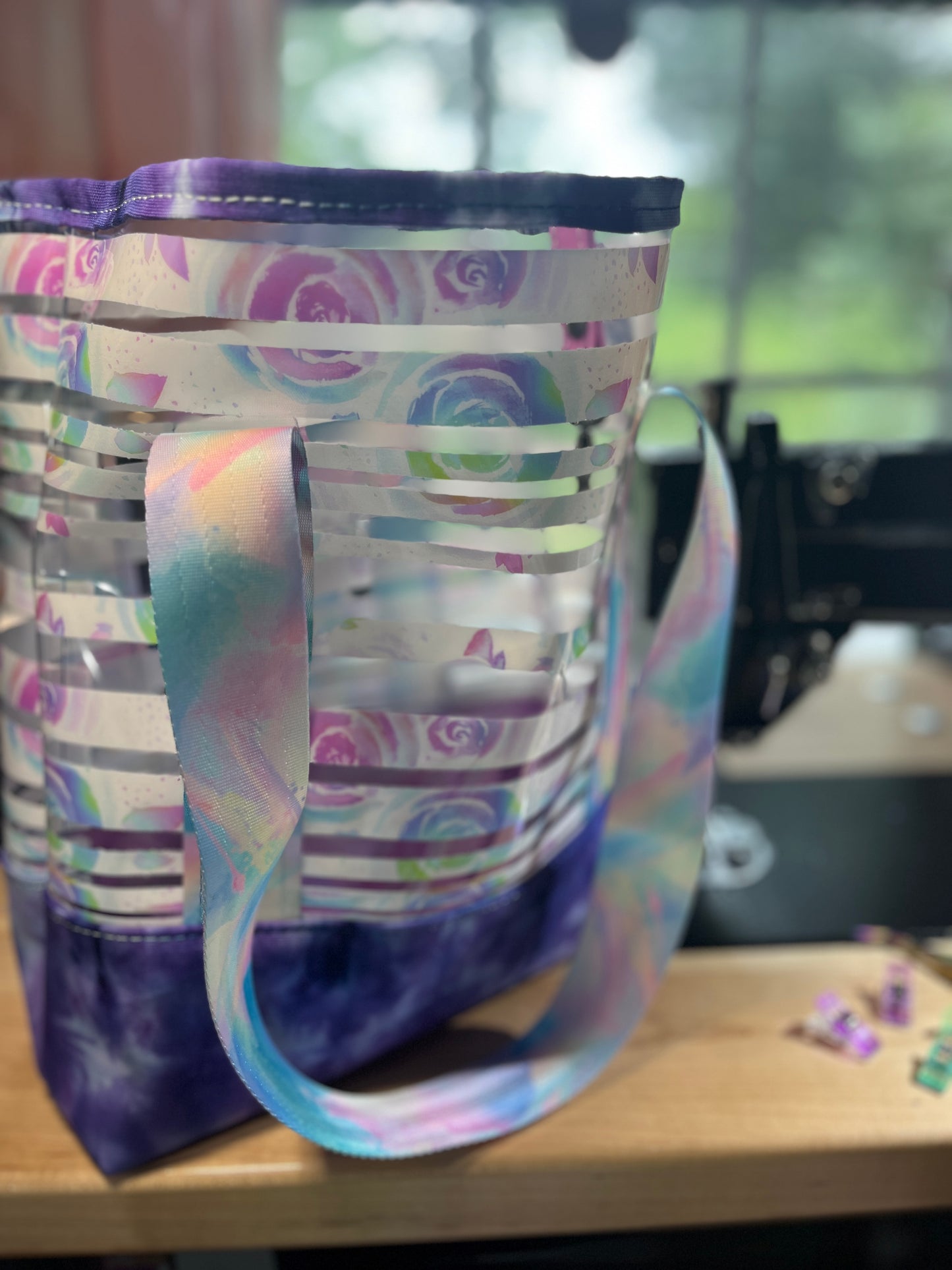 Clear Pastel Rose - Tuesday Tote