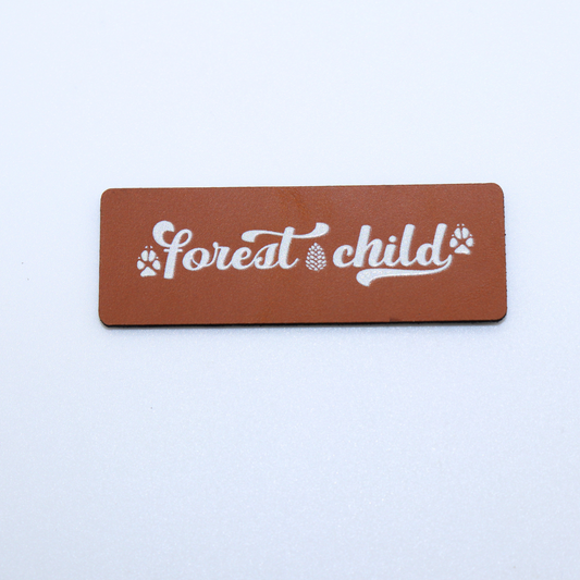 "Forest Child"  Cork Tag