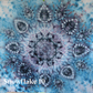 #10 Nutcracker Ice-Dyed Snowflake Tree Skirt Kit (Brushed Cotton)- Pattern Included from Sew a Story