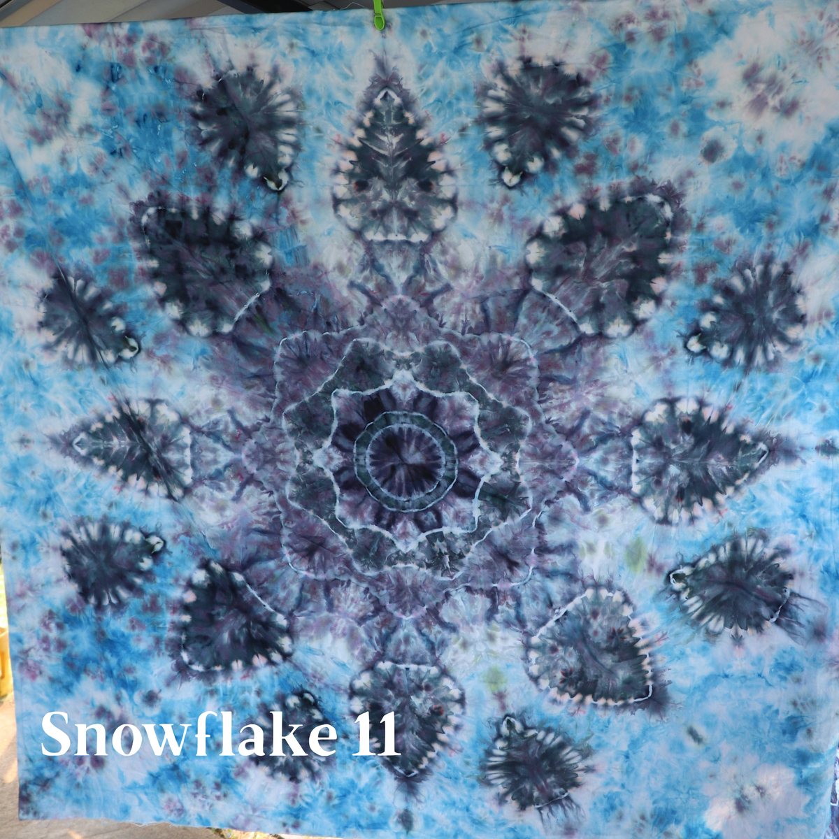 #11 Nutcracker Ice-Dyed Snowflake Tree Skirt Kit (Cotton Lawn)- Pattern Included from Sew a Story