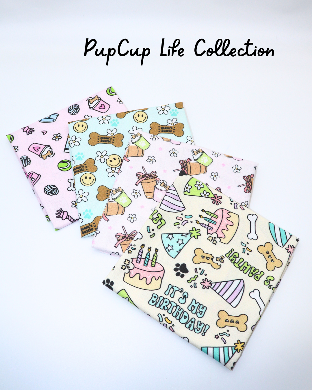 Themed Kona Fat Quarter Packs of 4