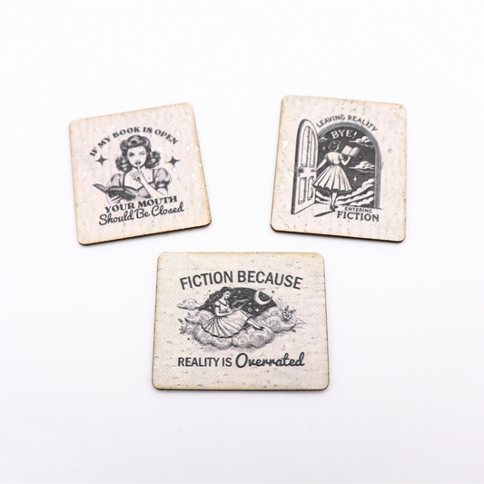Fem Fiction Set of 3 - Cork Tag